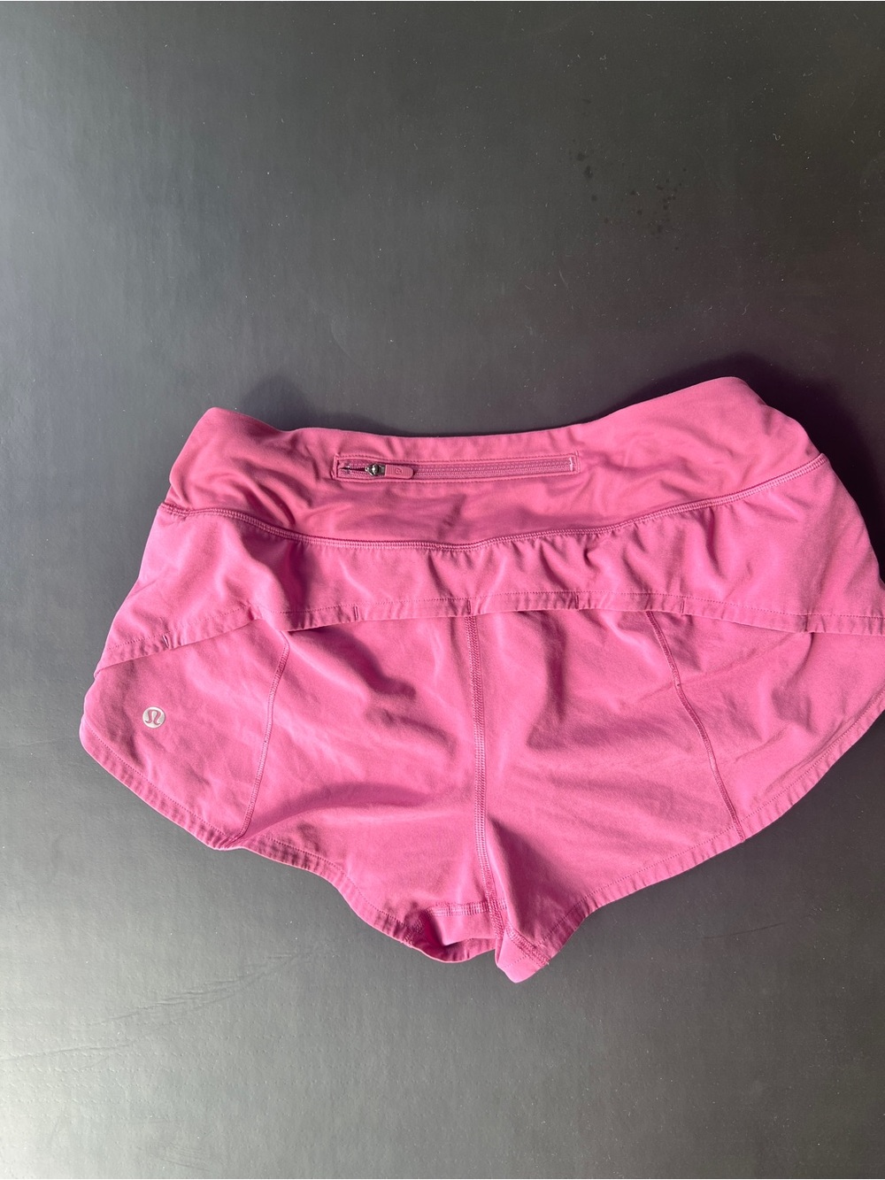 lululemon athletica Pink Women’s Athletic Skort Shorts with Zipper Pocket